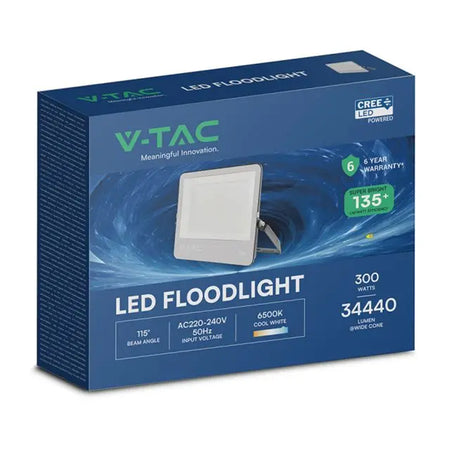 Reflector LED 300W 135 lm/W 6500K IP65 cu cip CREE negru V-Tac SKU-232036