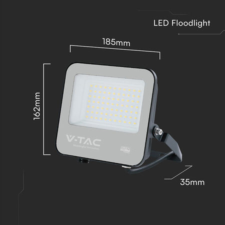 Reflector LED 50W 135 lm/W 6500K IP65 CREE cu cablu 1 m V-Tac SKU-232176