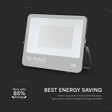 Reflector LED 200W 135LM/W 6500K IP65, SMD CREE, negru/gri V-Tac SKU-232216