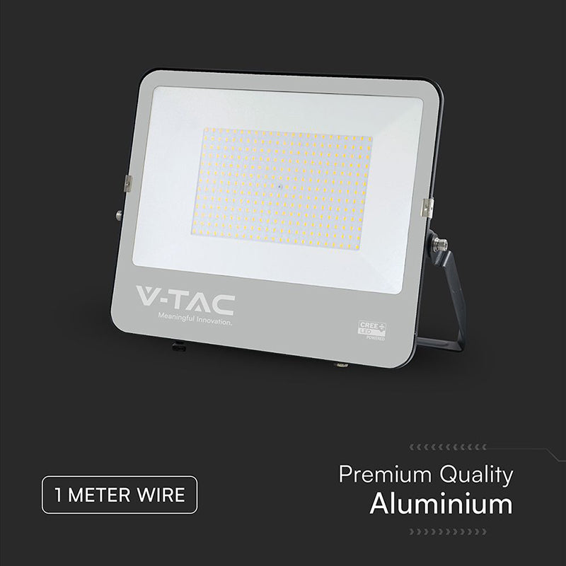Reflector LED 200W 135LM/W 6500K IP65, SMD CREE, negru/gri V-Tac SKU-232216
