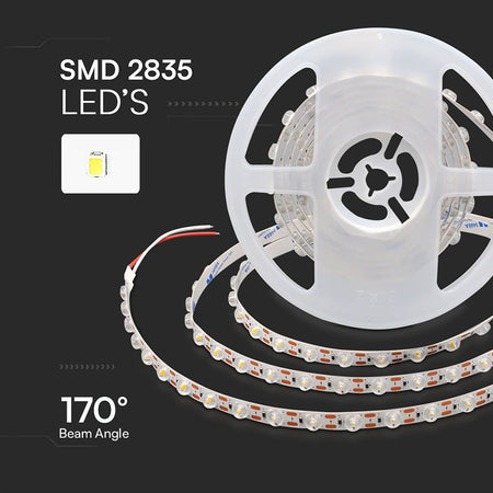 Bandă LED SMD2835 24V 16.5W/m 4000K IP20 5 m V-Tac SKU-23335