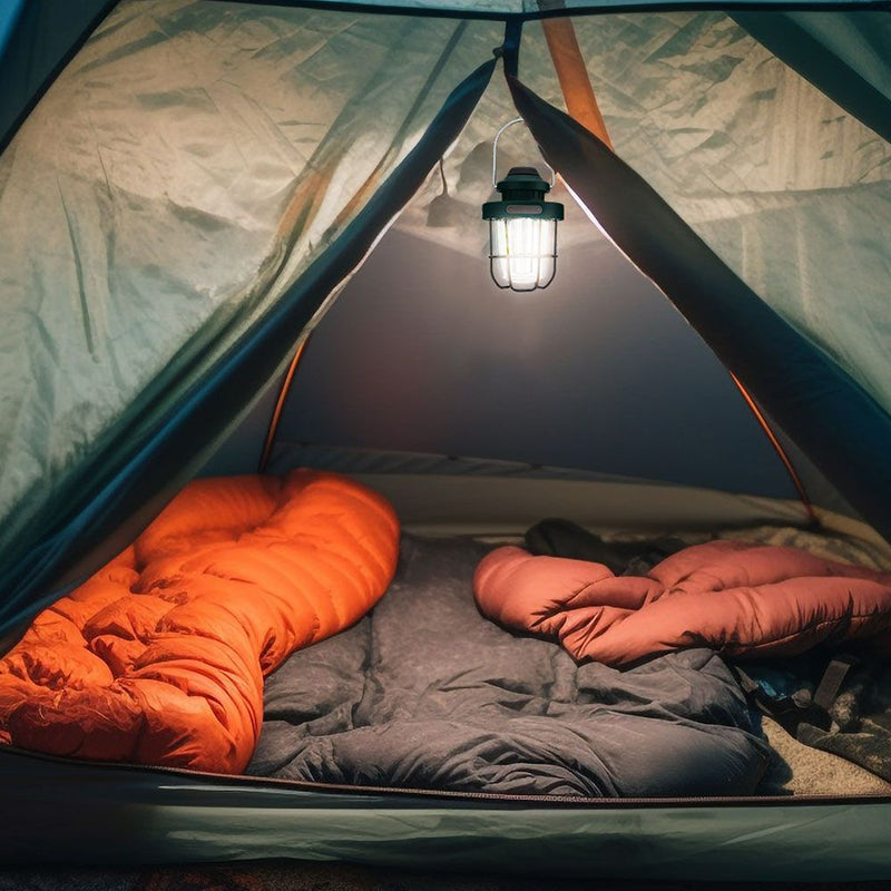 Lampă camping 3W + 5W cu efect flacără și USB Tip C V-Tac SKU-23337