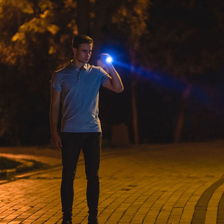 Lanternă LED 10 W din aluminiu cu încărcare USB tip C V-Tac SKU-23338
