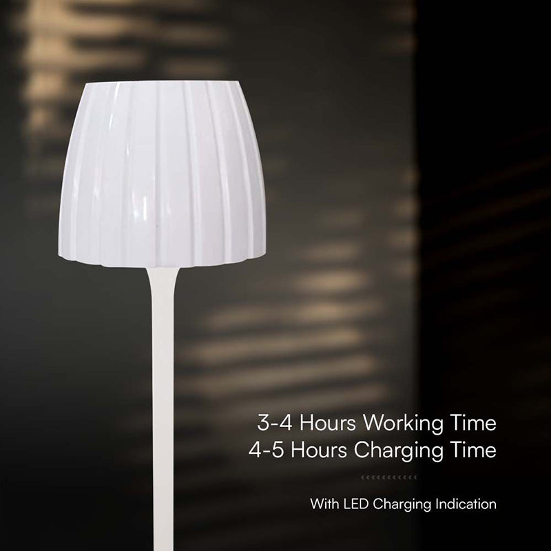 Lampă LED de birou 2,7 W dimabilă cu 3 culori de lumină și baterie V-Tac