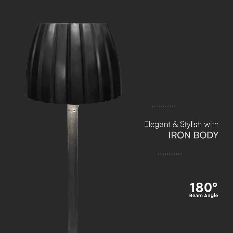 Lampă LED de birou 2,7 W dimabilă cu 3 culori de lumină și baterie V-Tac