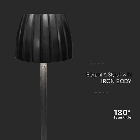 Lampă LED de birou 2,7 W dimabilă cu 3 culori de lumină și baterie V-Tac