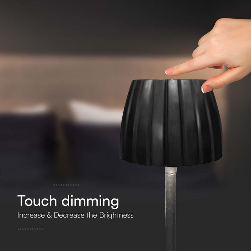 Lampă LED de birou 2,7 W dimabilă cu 3 culori de lumină și baterie V-Tac