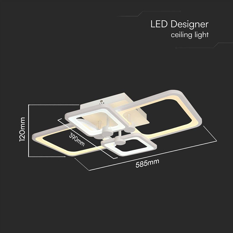 Corp iluminat LED 70 W dimabil 3 în 1, IP20, alb V-Tac SKU-23395