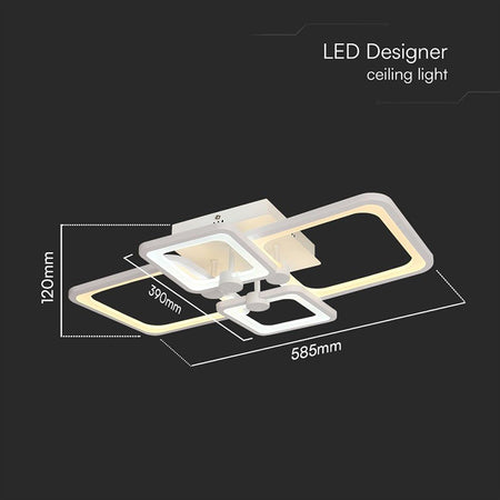 Corp iluminat LED 70 W dimabil 3 în 1, IP20, alb V-Tac SKU-23395