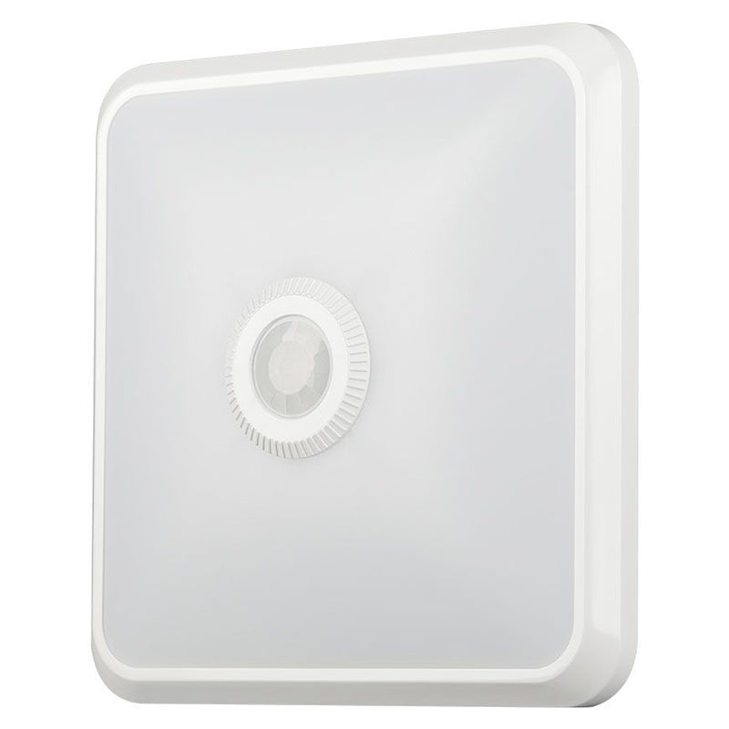 Plafoniera Led 12w Ip20 Senzor De Miscare 3in1 - Alb