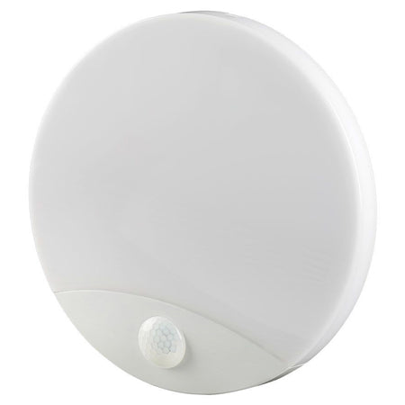 Plafoniera Led 15w Ip44 Senzor De Miscare 3in1 - Alb