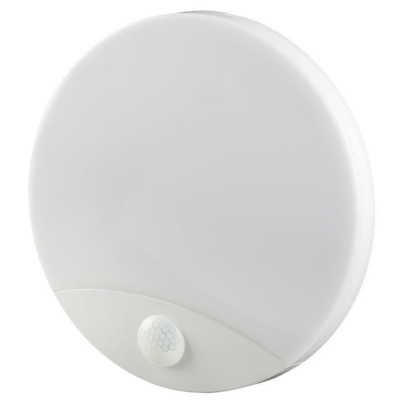 Plafoniera Led 15w Ip44 Senzor De Miscare 3in1 - Alb