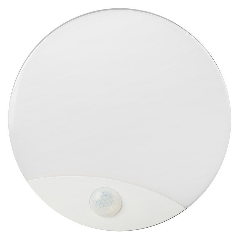 Plafoniera Led 15w Ip44 Senzor De Miscare 3in1 - Alb