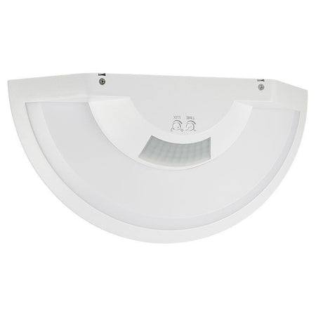 Lampa Perete Led 10w Ip54 Senzor De Miscare 3in1 - Alb