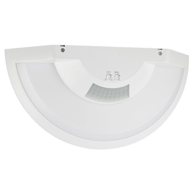 Lampa Perete Led 10w Ip54 Senzor De Miscare 3in1 - Alb