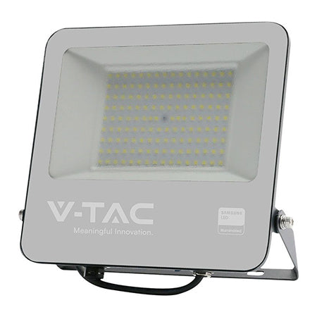 Reflector Led Smd 100w 4000k Ip65 Cablu 1m Cip Samsung - Negru/gri