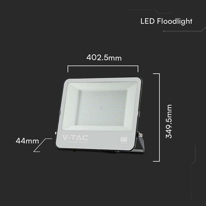 Reflector Led Smd 200w 6500k Ip65 Cablu 1m Cip Samsung - Negru/gri