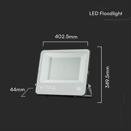 Reflector Led Smd 200w 6500k Ip65 Cablu 1m Cip Samsung - Negru/gri
