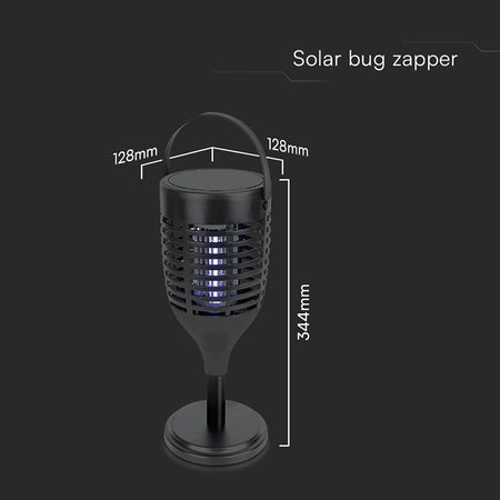 Aparat anti-insecte cu încărcare solară 3în1 1,3 W V-Tac SKU-23459