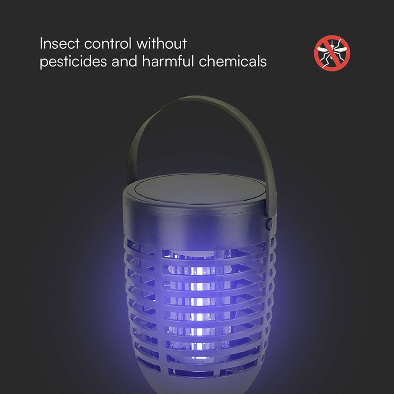 Aparat anti-insecte cu încărcare solară 3în1 1,3 W V-Tac SKU-23459