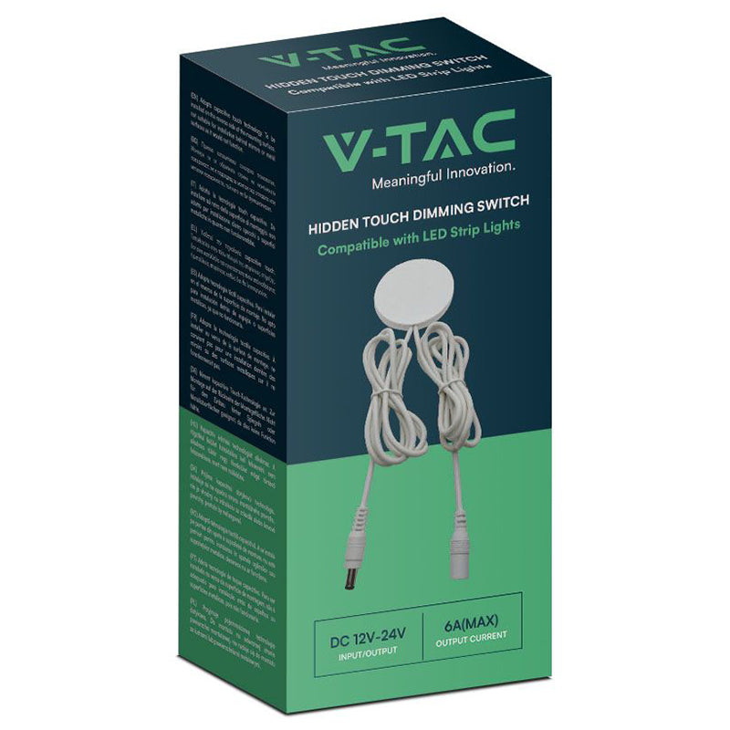Senzor smart touch dimabil pentru bandă LED, alb V-Tac SKU-23465