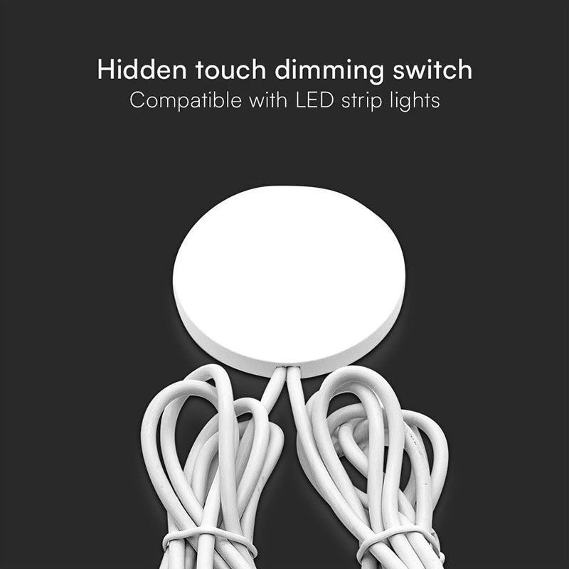 Senzor smart touch dimabil pentru bandă LED, alb V-Tac SKU-23465