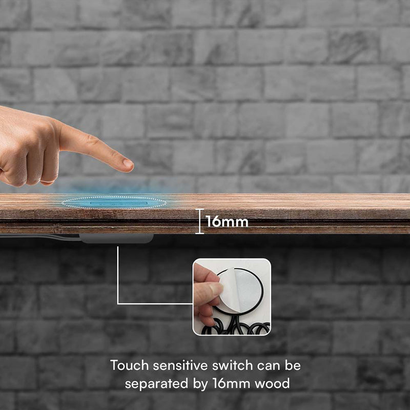 Senzor smart touch dimabil pentru bandă LED negru 12-24 V V-Tac SKU-23466