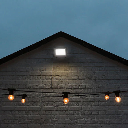 Reflector LED SMD 30 W 3in1 IP65, cablu, gri, V-Tac SKU-23613