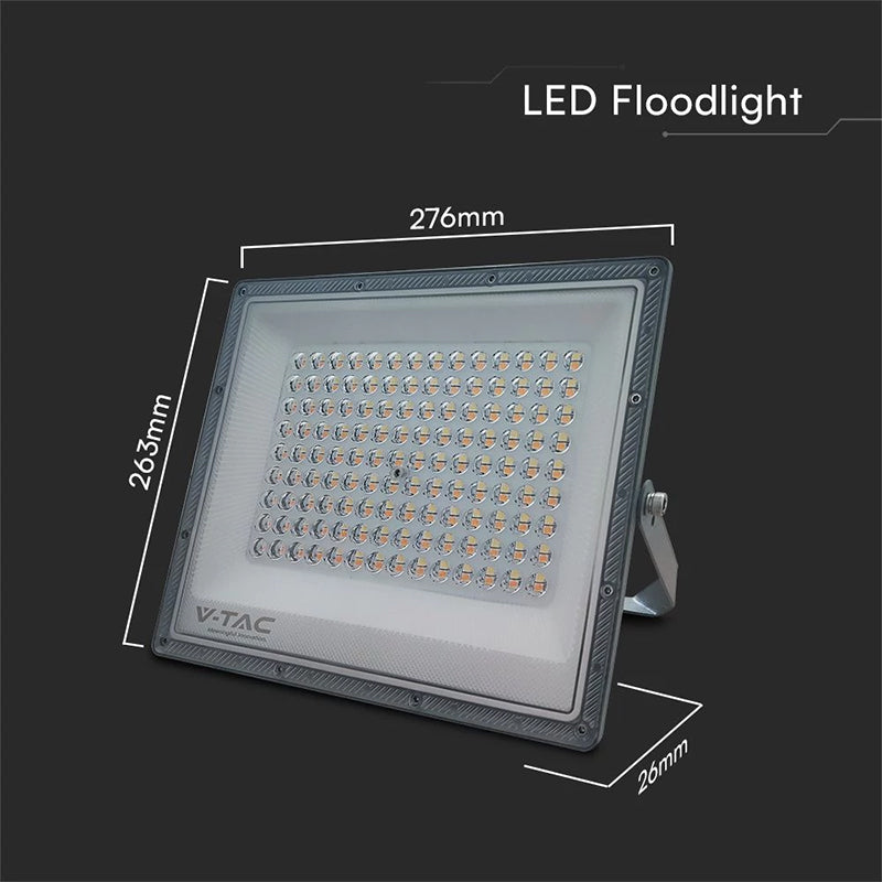 Reflector LED SMD 100W 3in1 IP65 aluminiu gri V-Tac SKU-23615