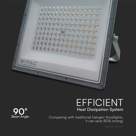 Reflector LED SMD 100W 3in1 IP65 aluminiu gri V-Tac SKU-23615