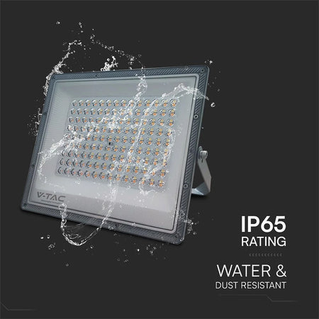 Reflector LED SMD 100W 3in1 IP65 aluminiu gri V-Tac SKU-23615