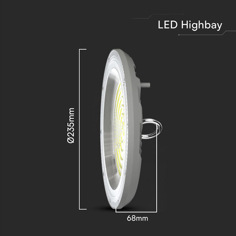 Corp iluminat LED industrial 100W 3in1 IP65 gri V-Tac SKU-23622