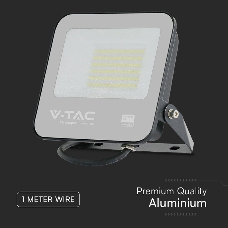 Reflector Led Smd 50w 4000k Ip65 Ci Samsung - Negru/gri