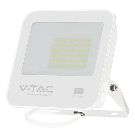 Reflector Led Smd 50w 6500k Ip65 Ci Samsung - Alb/gri