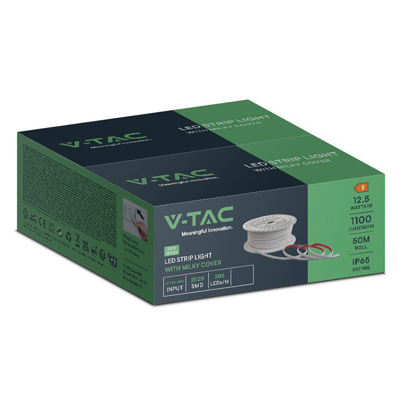 Banda Led Cob 12.5w/m 220-240v Ip65 6500k,vanzare La Metru Liniar