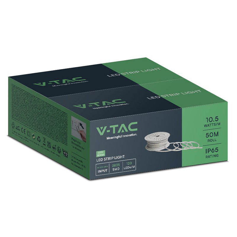 Banda Led Smd 2835 10.5w/m 220-240v Ip65 Verde, Vanzare La Metru