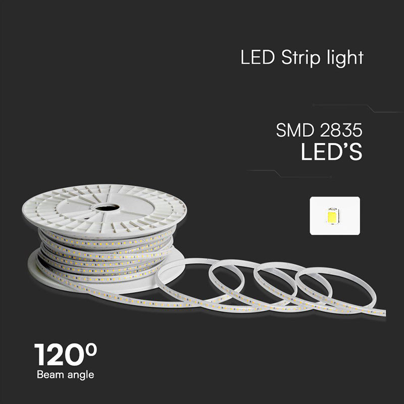 Banda Led Smd 2835 10.5w/m 220-240v Ip65 6500k, Vanzare La Metru