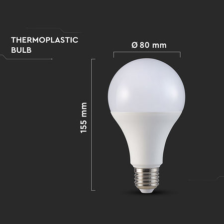 Bec LED A80 E27 20 W cu lumină albă neutră 4000 K V-Tac SKU-23748