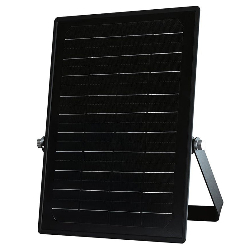 Reflector cu încărcare solară 10W, 1500 lm, 4000K+6400K, IP65, negru V-Tac SKU-23756