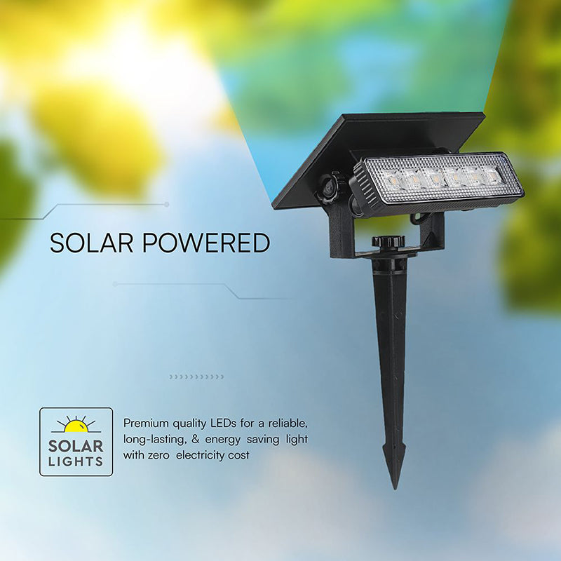 Lampă LED solară 0.9 W 3000 K 2in1 IP65 gradină V-Tac SKU-23757