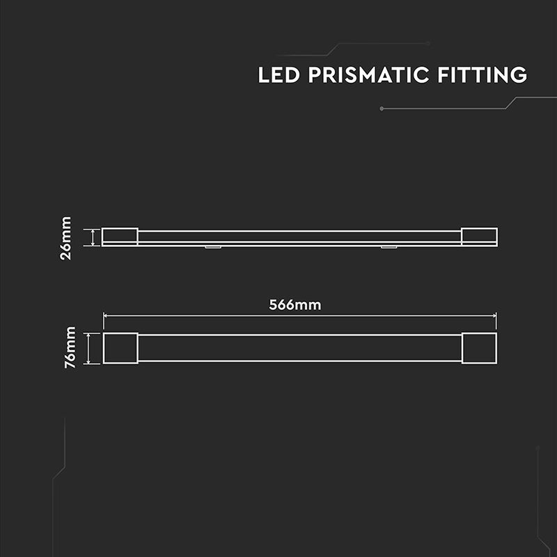 Corp iluminat LED 20W 120lm/W 60cm 4000K alb neutru V-Tac SKU-23786
