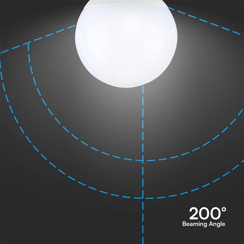 Bec LED G120 cu soclu E27 de 22 W și lumină albă neutră 4000 K V-Tac SKU-23884