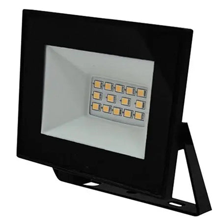 Reflector LED SMD de 10 W cu lumină rece de 6500 K și carcasă neagră IP65 V-Tac SKU-23974