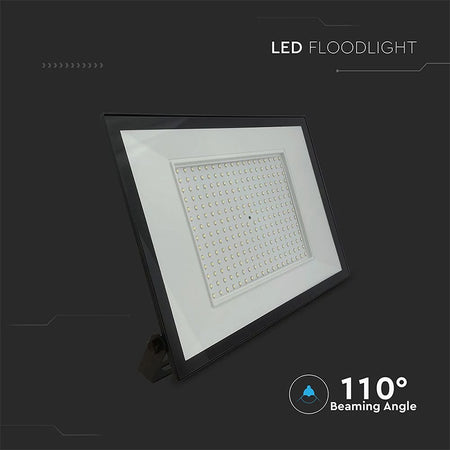 Reflector LED SMD 200 W, 6400 K, IP65, negru, aluminiu, V-Tac SKU-23977