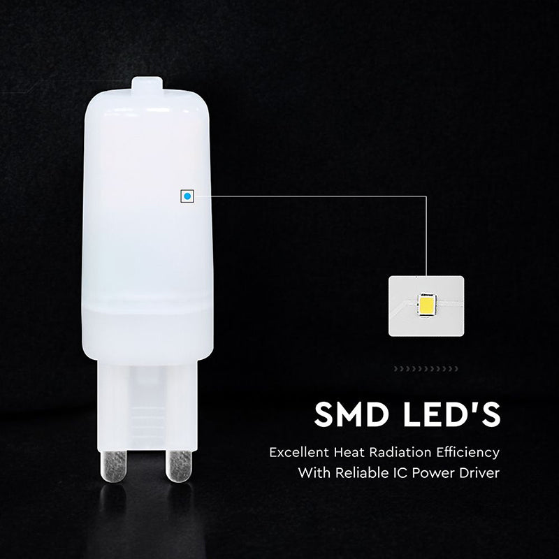 Bec LED G9 de 2,2 W cu lumină albă neutră 4000 K V-Tac SKU-24025