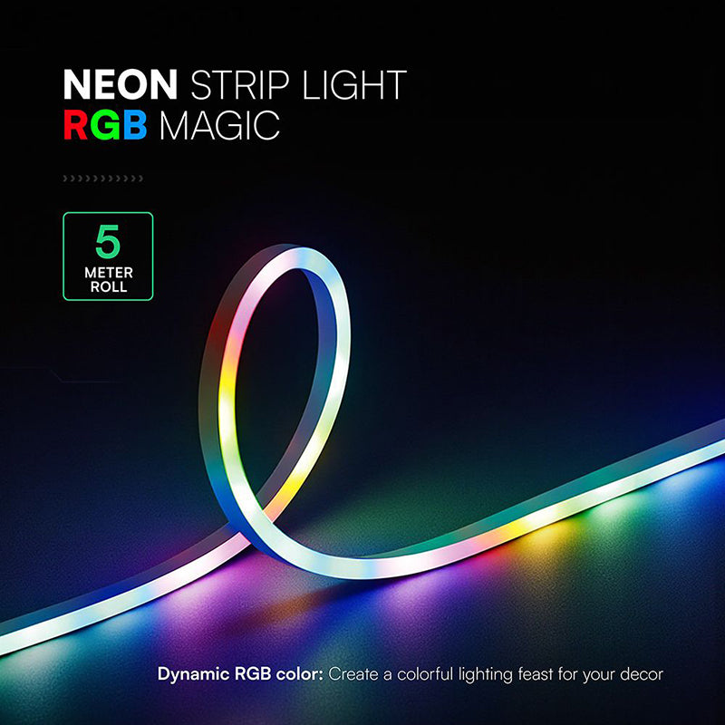 Kit bandă LED Neonflex Magic RGB 5 m, 5 V, 30 LED/m, V-Tac SKU-24050