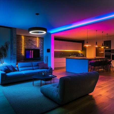 Kit bandă LED Neonflex Magic RGB 5 m, 5 V, 30 LED/m, V-Tac SKU-24050