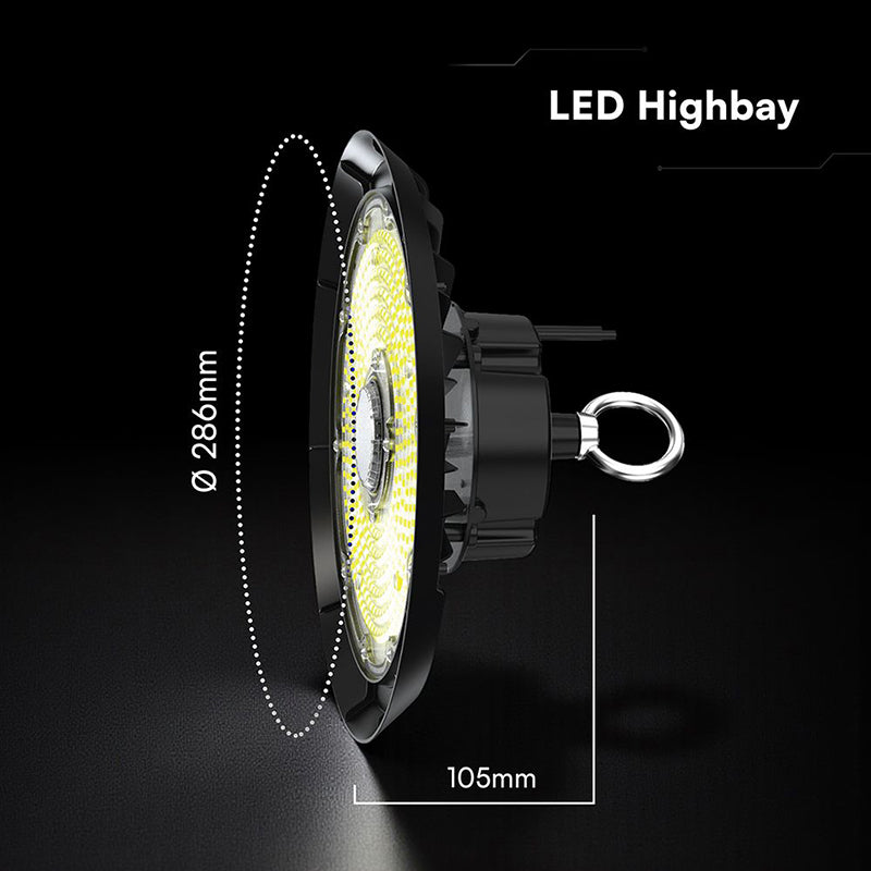 Corp de iluminat LED UFO Highbay de 150W cu lumină rece 6500K V-Tac SKU-240766