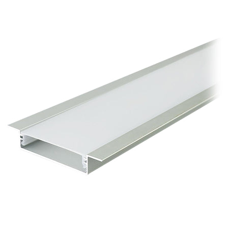 Profil aluminiu pentru bandă LED 2 m, 40 × 10 mm, argintiu, V-Tac SKU-24101