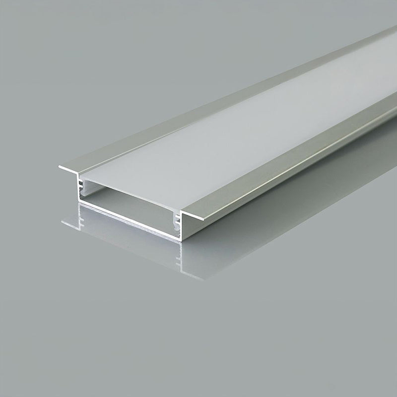 Profil aluminiu pentru bandă LED 2 m, 40 × 10 mm, argintiu, V-Tac SKU-24101
